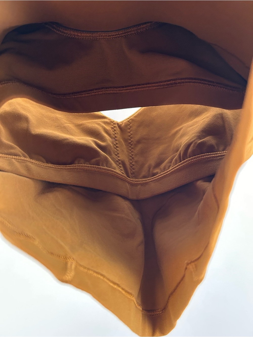 Lululemon Align Crop Tank Size 4 Copper Brown Built-In Bra - Picture 4 of 5